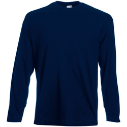 textil Hombre Camisetas manga larga Universal Textiles 61038 Azul