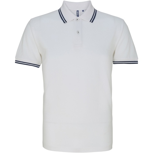 textil Hombre Tops y Camisetas Asquith & Fox AQ011 Blanco