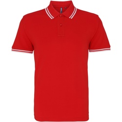 textil Hombre Tops y Camisetas Asquith & Fox AQ011 Rojo