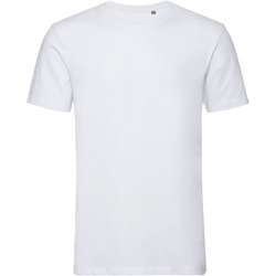 textil Hombre Camisetas manga larga Russell R108M Blanco