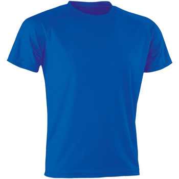textil Camisetas manga larga Spiro Aircool Azul