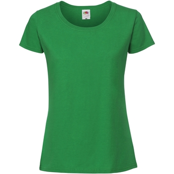 textil Mujer Camisetas manga corta Fruit Of The Loom SS424 Verde