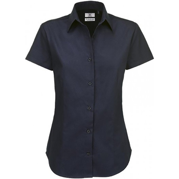 textil Mujer Camisas B And C SWT84 Azul