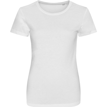 textil Mujer Camisetas manga corta Awdis JT01F Blanco