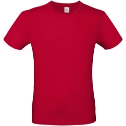 textil Hombre Camisetas manga larga B And C TU01T Rojo