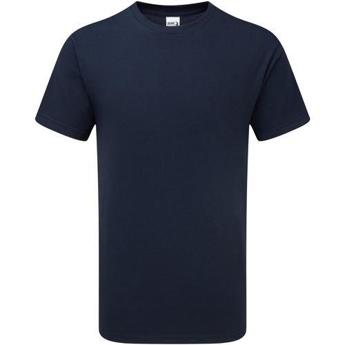 textil Hombre Camisetas manga larga Gildan Hammer Heavyweight Azul