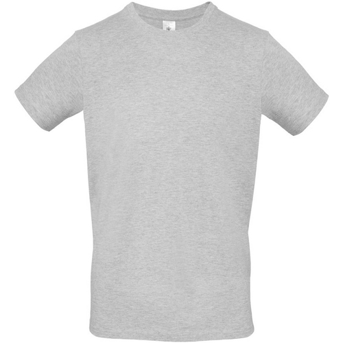 textil Hombre Camisetas manga larga B And C TU01T Gris