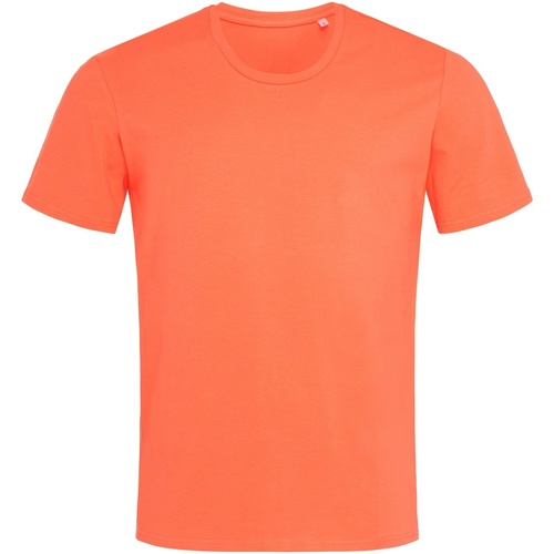 textil Hombre Camisetas manga larga Stedman Clive Naranja