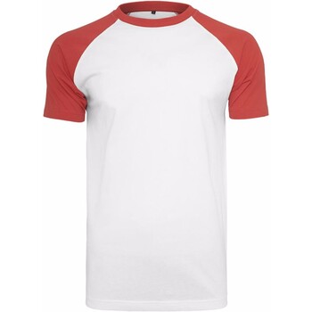 textil Hombre Camisetas manga corta Build Your Brand BY007 Rojo