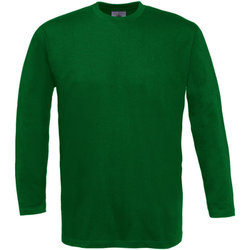 textil Hombre Camisetas manga larga B And C TU003 Verde