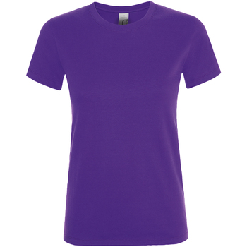 textil Mujer Camisetas manga corta Sols Regent Violeta