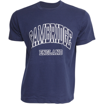 textil Hombre Camisetas manga corta Cambridge University  Azul