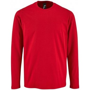 textil Hombre Camisetas manga larga Sols 2074 Rojo