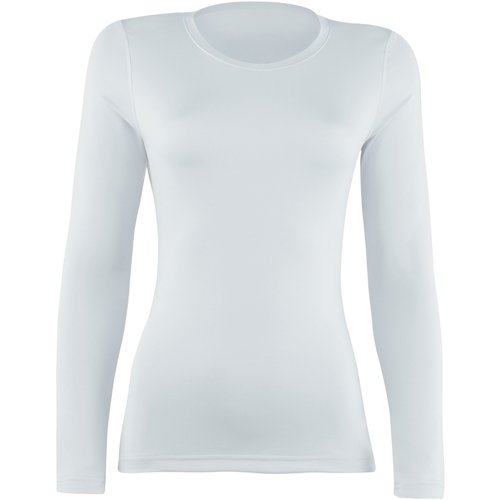 textil Mujer Camisetas manga larga Rhino RH003 Blanco