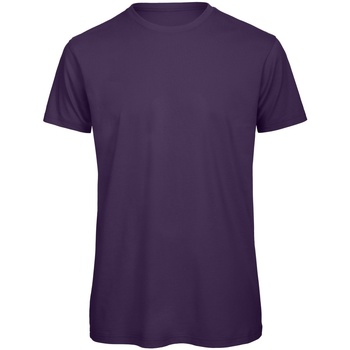 textil Hombre Camisetas manga larga B And C TM042 Violeta