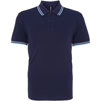 textil Hombre Tops y Camisetas Asquith & Fox AQ011 Azul