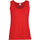 textil Mujer Camisetas sin mangas Universal Textiles Fitted Rojo