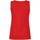 textil Mujer Camisetas sin mangas Universal Textiles Fitted Rojo