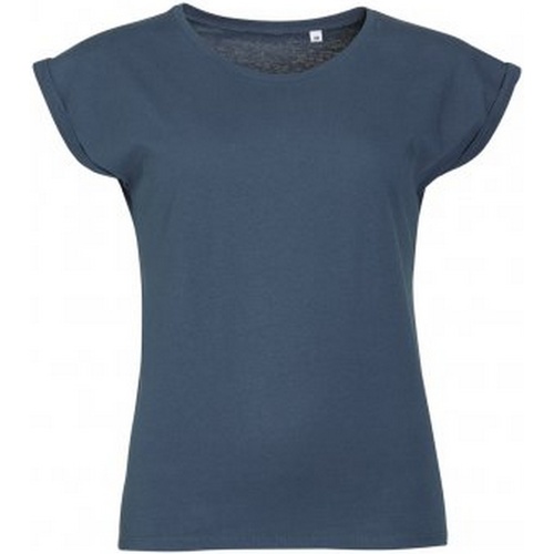 textil Mujer Camisetas manga corta Sols Melba Azul