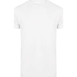 textil Niños Camisetas manga larga Skinni Fit SM121 Blanco