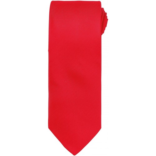 textil Hombre Corbatas y accesorios Premier Waffle Rojo