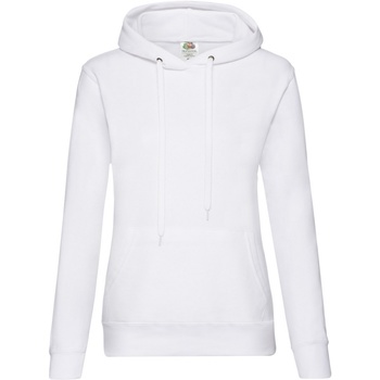 textil Mujer Sudaderas Fruit Of The Loom 62038 Blanco