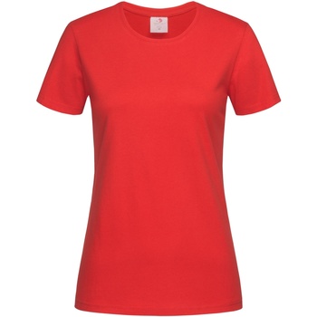 textil Mujer Camisetas manga larga Stedman  Rojo