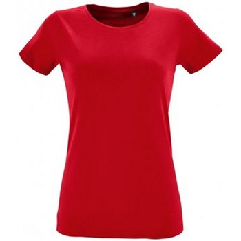 textil Mujer Camisetas manga corta Sols Regent Rojo