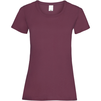textil Mujer Camisetas manga corta Universal Textiles 61372 Rojo