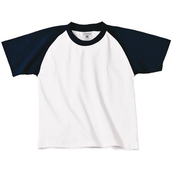 textil Niño Camisetas manga corta B And C TK350 Blanco