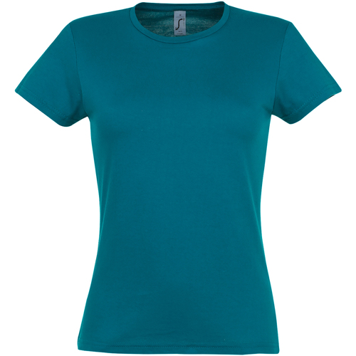 textil Mujer Camisetas manga corta Sols Miss Azul