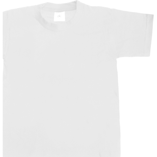 textil Niños Camisetas manga corta B And C TK301 Blanco