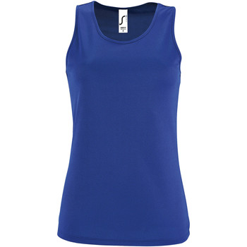 textil Mujer Camisetas sin mangas Sols 2117 Azul