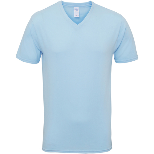 textil Hombre Camisetas manga corta Gildan 41V00 Azul