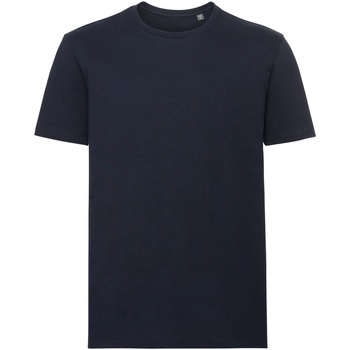 textil Hombre Camisetas manga larga Russell R108M Azul