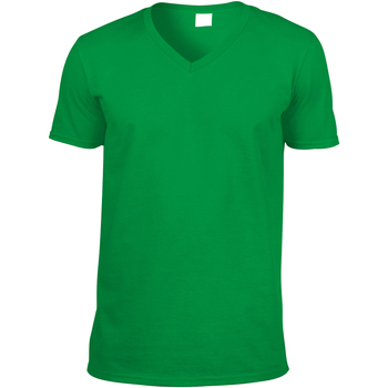 textil Hombre Camisetas manga corta Gildan 64V00 Verde