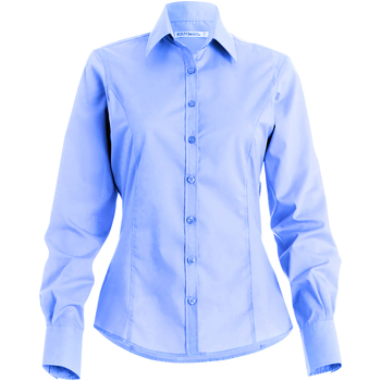 textil Mujer Camisas Kustom Kit Business Azul