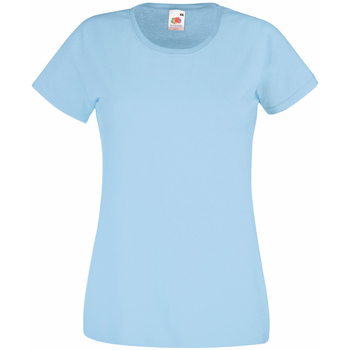 textil Mujer Camisetas manga corta Universal Textiles 61372 Azul