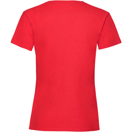 textil Niña Camisetas manga corta Fruit Of The Loom Valueweight Rojo