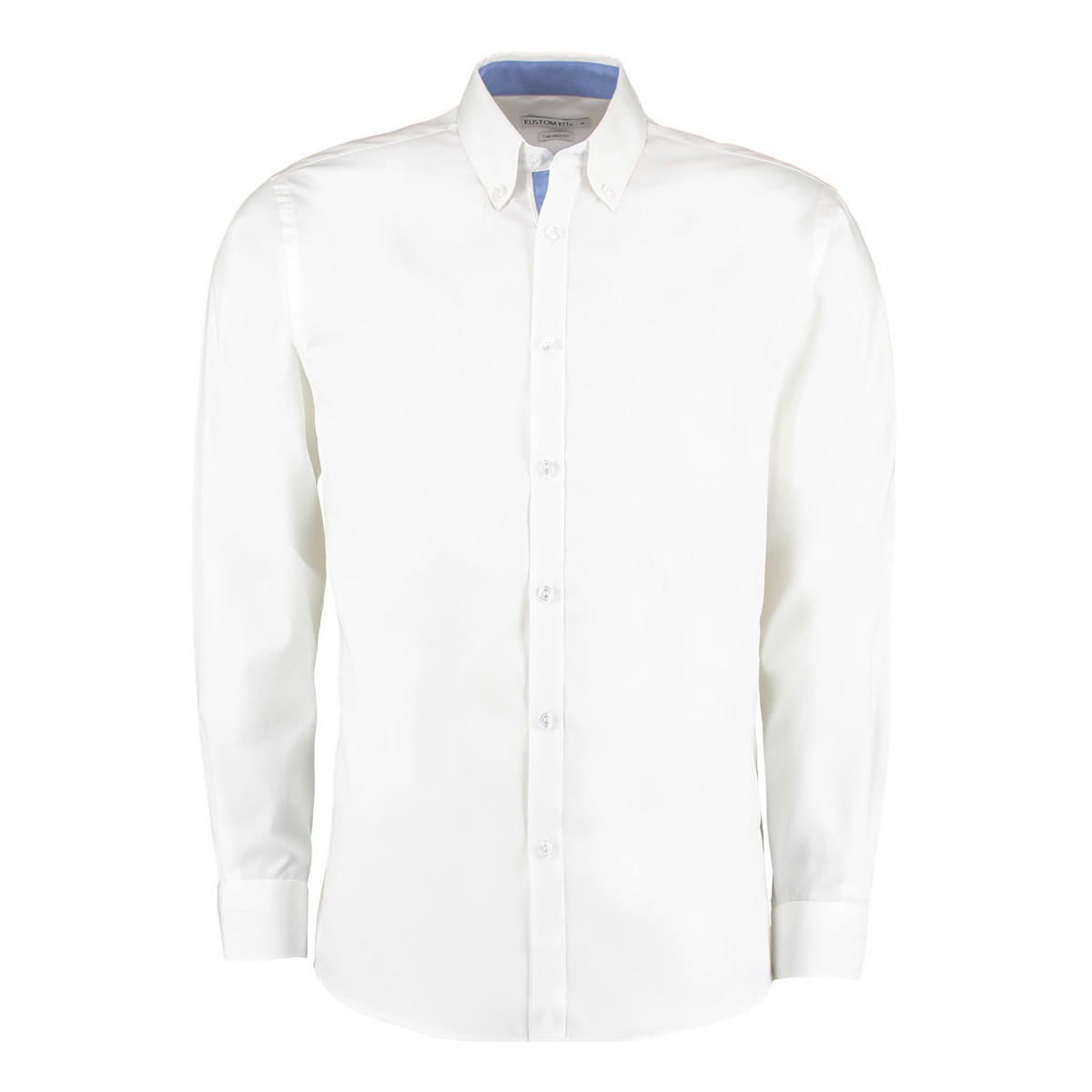 textil Hombre Camisas manga corta Kustom Kit Premium Blanco