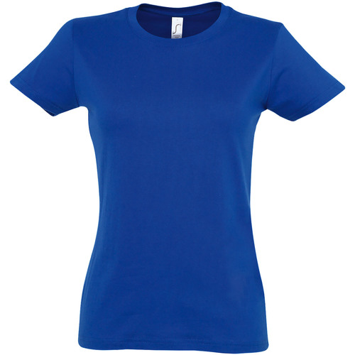 textil Mujer Camisetas manga corta Sols Imperial Azul