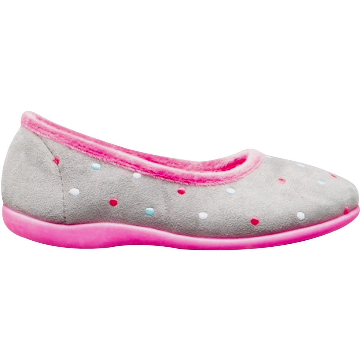 Zapatos Mujer Pantuflas Sleepers DF1308 Gris