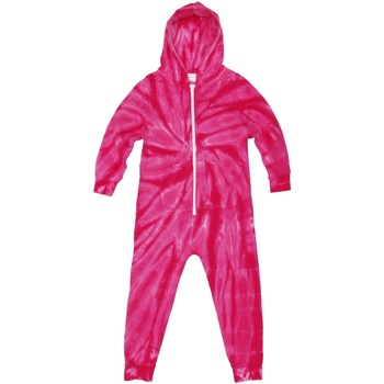 textil Niños Pijama Colortone Die Tye Rojo