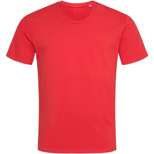 textil Hombre Camisetas manga larga Stedman Clive Rojo