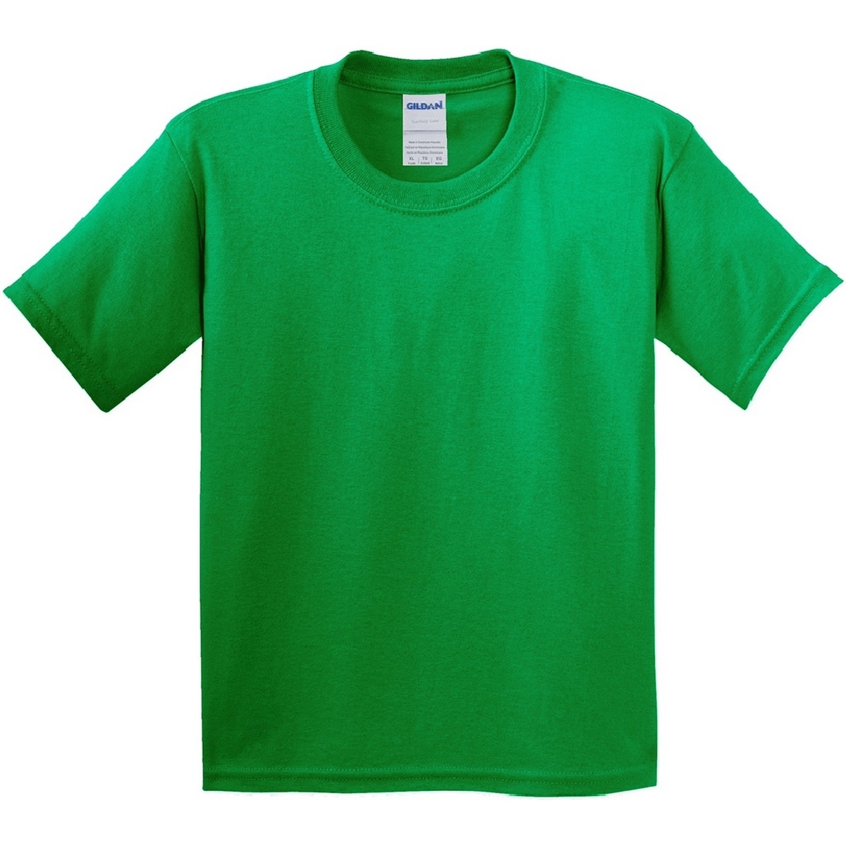 textil Niños Camisetas manga larga Gildan 64000B Verde
