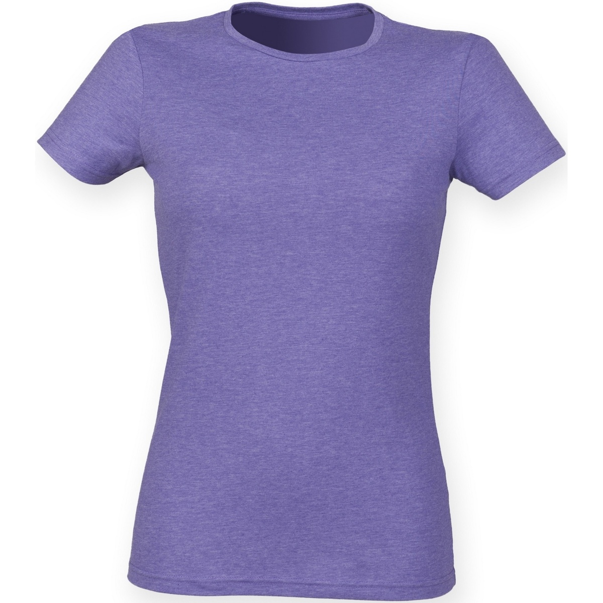 textil Mujer Camisetas manga corta Skinni Fit SK121 Violeta