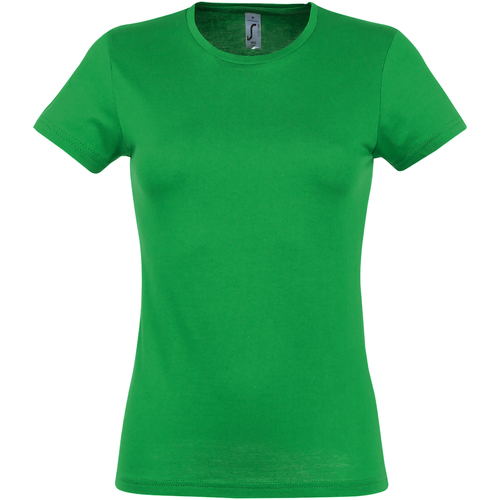 textil Mujer Camisetas manga corta Sols Miss Verde