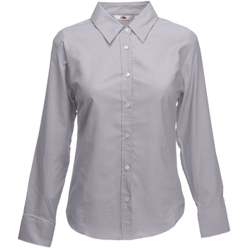textil Mujer Camisas Fruit Of The Loom 65002 Gris