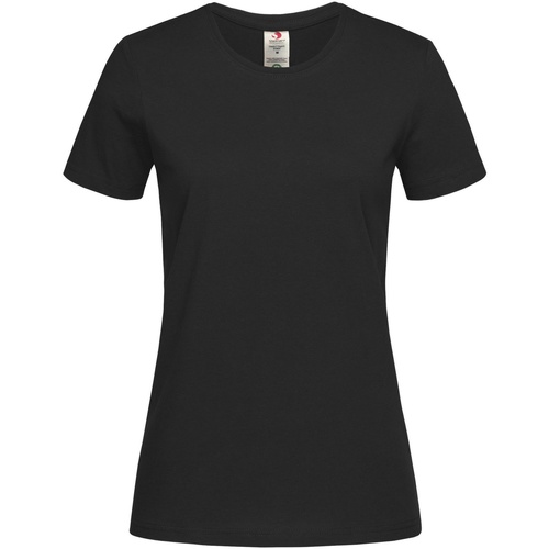 textil Mujer Camisetas manga larga Stedman AB458 Negro