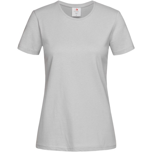 textil Mujer Camisetas manga larga Stedman AB278 Gris
